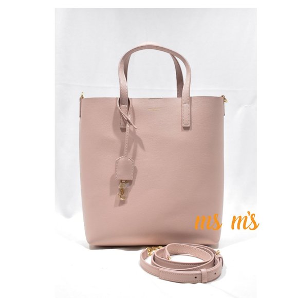 NWT SAINT LAURENT YSL Light pink Leather Tote - Picture 5 of 8